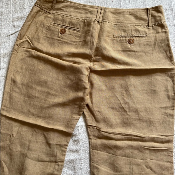 Bandolino Beige Linen-Blend Pants - Picture 5 of 9